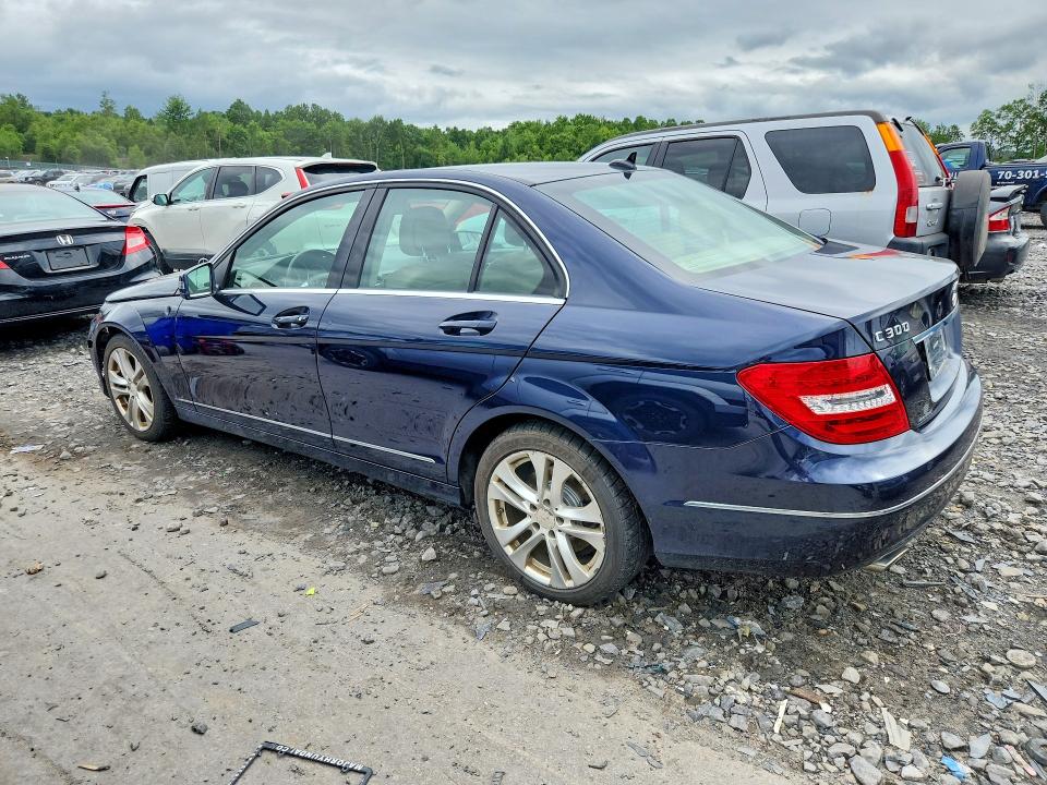 2014 Mercedes-benz VIN WDDGF8AB5EG180978 COPART salvage auction — FRONT END, Pa - Certificate Of Salvage, sold $750 on 2026-07-15 (photo 2)