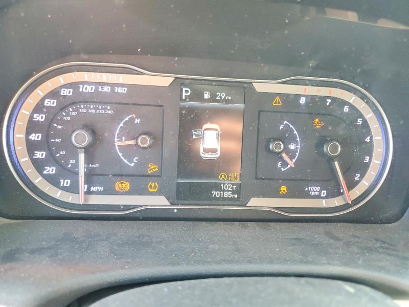 2022 Hyundai Tucson VIN 5NMJB3AE5NH041449 COPART salvage auction — FRONT END, TX - SALVAGE VEHICLE TITLE (P), sold $4,500 on 2026-07-10 (photo 9)