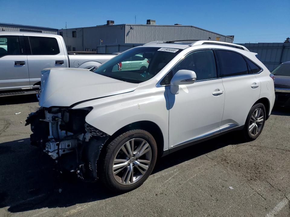 2015 Lexus Rx VIN JTJBK1BA1F2483314 COPART salvage auction — FRONT END, CA - SALVAGE CERTIFICATE, sold $2,750 on 2026-07-31 (photo 1)