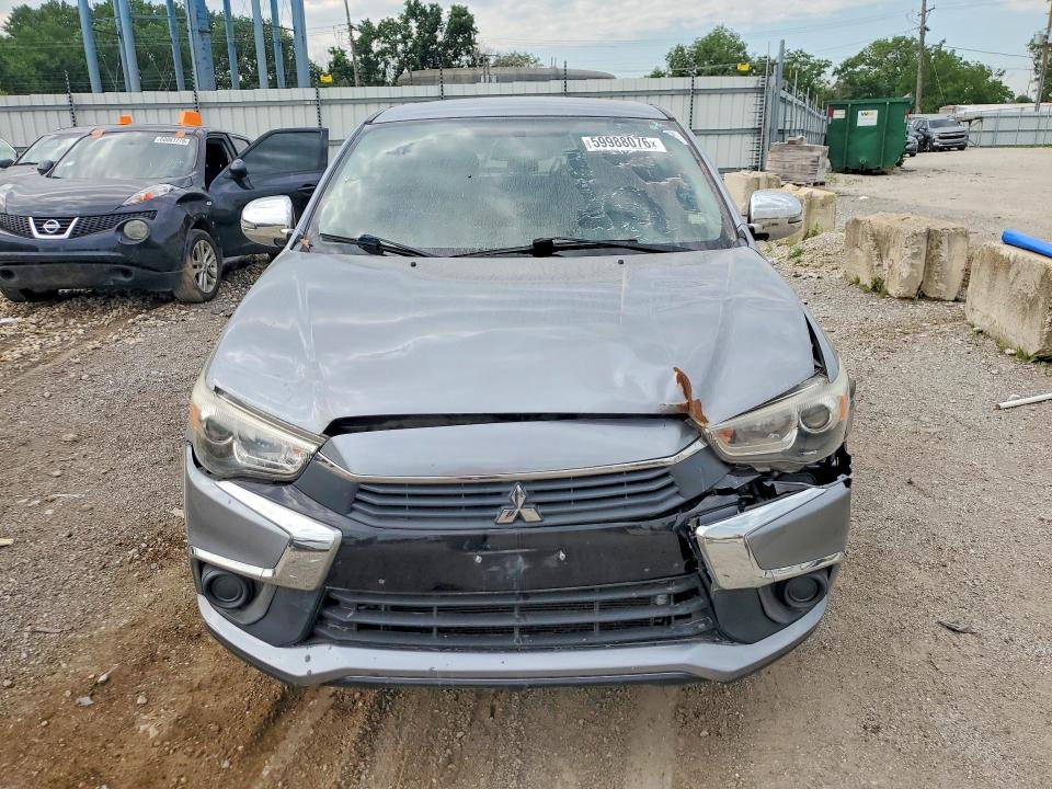 2017 Mitsubishi Outlander VIN JA4AP3AU9HZ014144 COPART salvage auction — FRONT END, In - Certificate Of Title (P), sold $3,250 on 2026-07-24 (photo 5)
