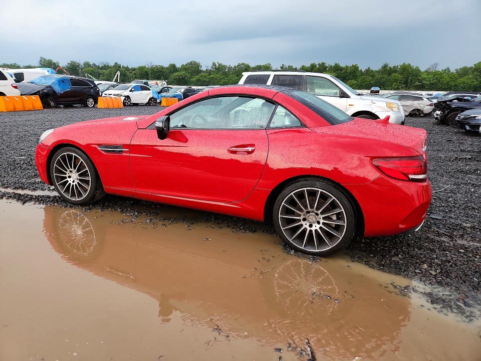 2017 Mercedes-benz Slc-class VIN WDDPK3JAXHF137866 COPART salvage auction — VANDALISM, SC, sold $6,300 on 2026-09-07 (photo 2)