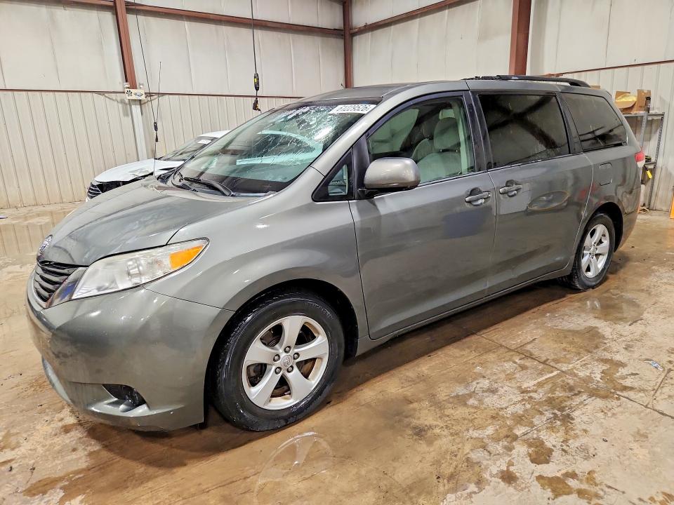 2011 Toyota Sienna VIN 5TDKK3DCXBS148133 COPART salvage auction — ROOF, PA - CERTIFICATE OF SALVAGE, sold $1,650 on 2026-07-28 (photo 1)