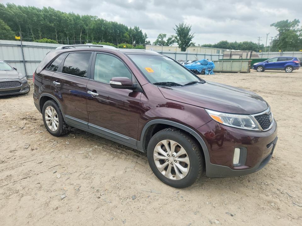 2014 Kia Sorento VIN 5XYKU4A7XEG527142 COPART salvage auction — MECHANICAL, VA - CERTIFICATE OF TITLE, sold $125 on 2026-07-28 (photo 4)