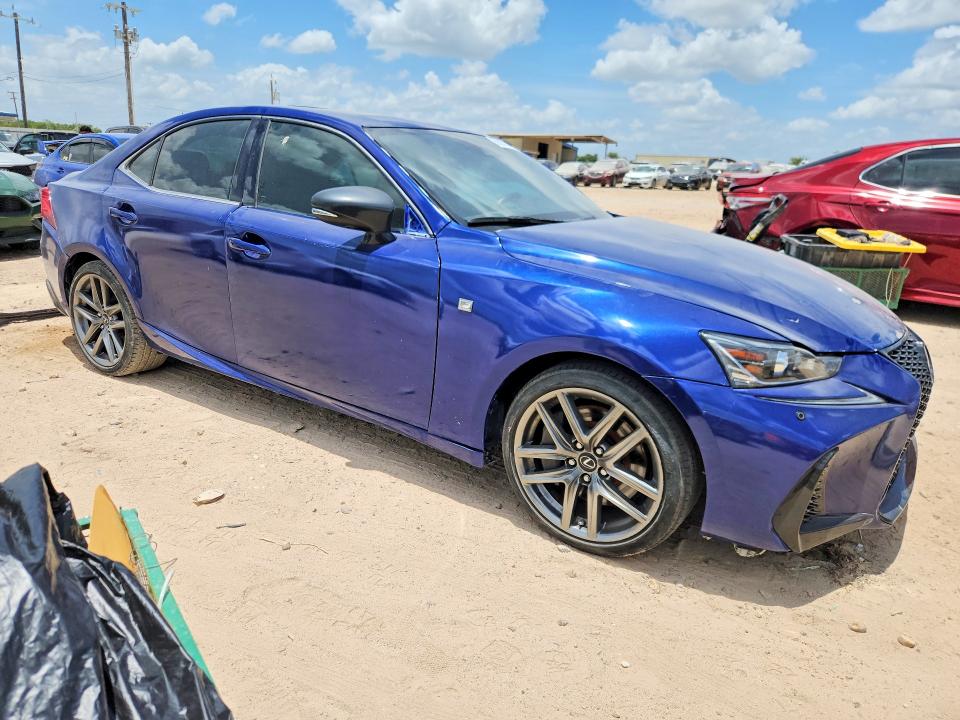 2018 Lexus Is VIN JTHBA1D27J5083680 COPART salvage auction — FRONT END, Tx - Cert Of Title-Rebuilt Salvage, sold $6,500 on 2026-07-23 (photo 4)