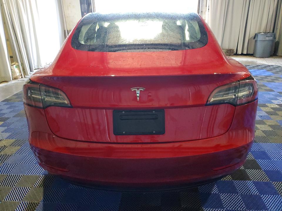 2022 Tesla Model 3 VIN 5YJ3E1EA7NF372580 COPART salvage auction — REAR END, WA - VEHICLE CERT OF OWNERSHIP-TITL, sold $6,300 on 2026-07-20 (photo 6)