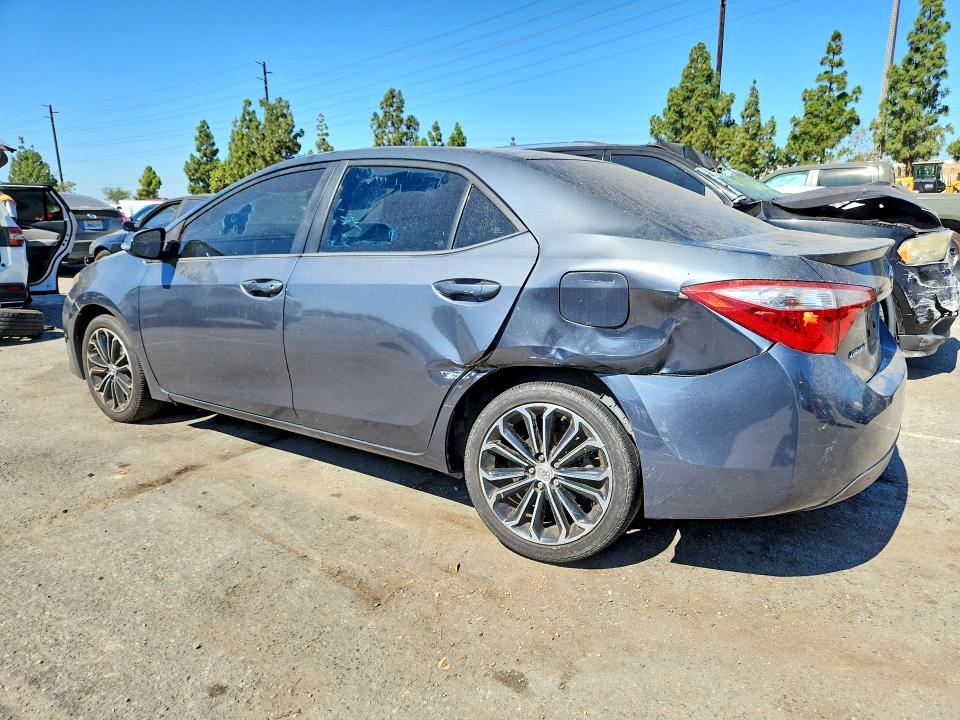 2014 Toyota Corolla VIN 5YFBURHE1EP125894 COPART salvage auction — REAR END, CA - DIS/DLR/EXP ONLY CLEAN TITLE, sold $2,550 on 2026-07-09 (photo 2)