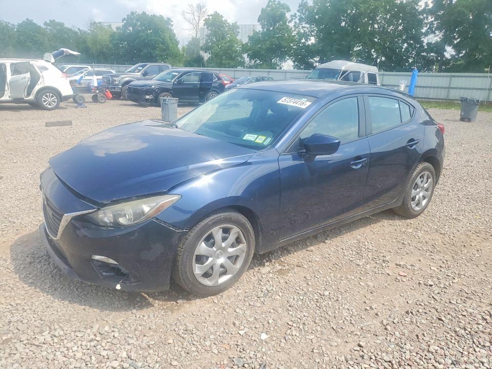 2014 Mazda 3 VIN JM1BM1K7XE1194650 COPART salvage auction — FRONT END, Ny - Mv-907A Salvage Certificate, sold $700 on 2026-07-08 (photo 1)
