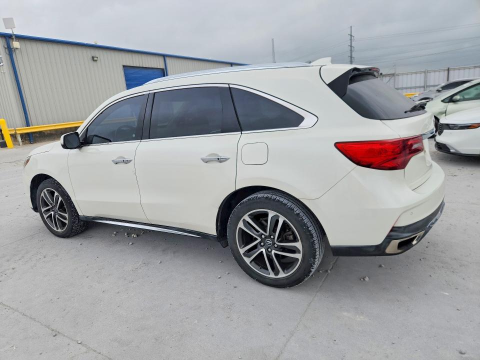 2017 Acura Mdx VIN 5FRYD4H84HB012852 COPART salvage auction — HAIL, Tx - Certificate Of Title, sold $10,900 on 2026-08-25 (photo 2)