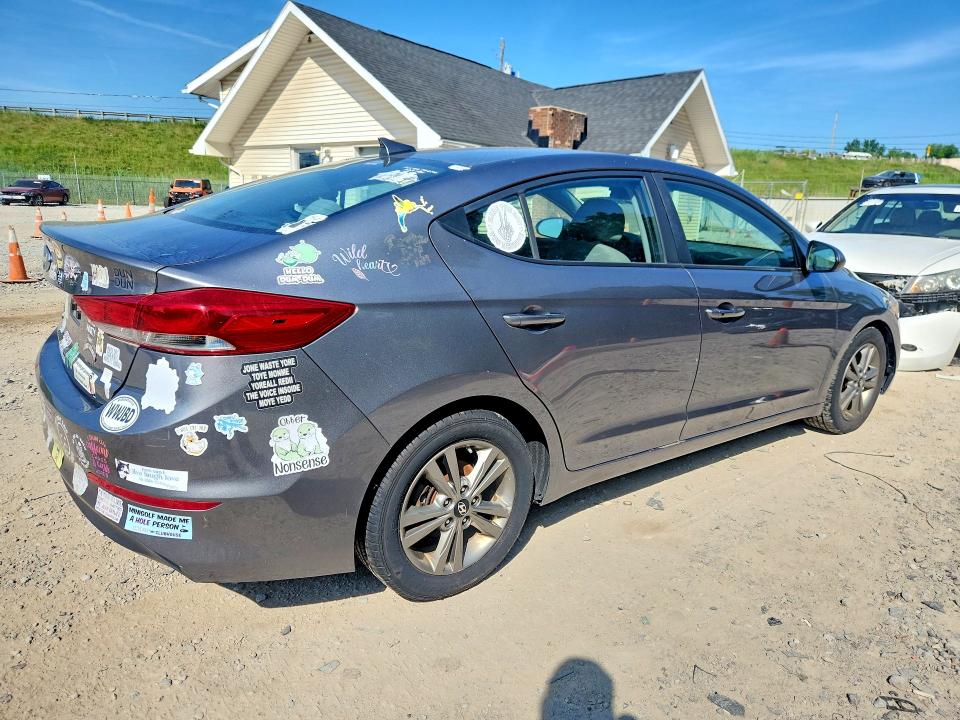 2018 Hyundai Elantra VIN 5NPD84LF9JH256384 COPART salvage auction — MECHANICAL, Oh - Certificate Of Title, sold $1,650 on 2026-07-24 (photo 3)