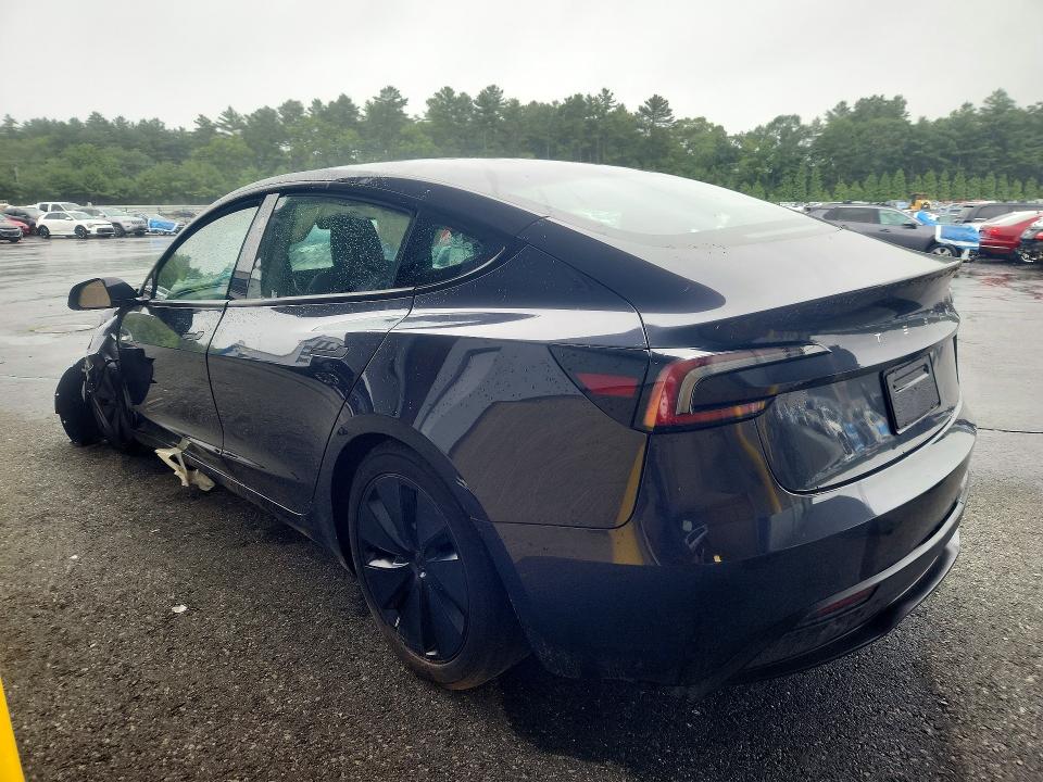 2024 Tesla Model 3 VIN 5YJ3E1EA8RF771553 COPART salvage auction — FRONT END, Ct - Certificate Of Title, sold $3,950 on 2026-07-30 (photo 2)