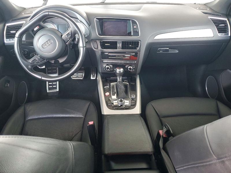 2014 Audi Sq5 VIN WA1VGAFP0EA054955 COPART salvage auction — FRONT END, Tx - Certificate Of Title, sold $2,200 on 2026-07-30 (photo 8)
