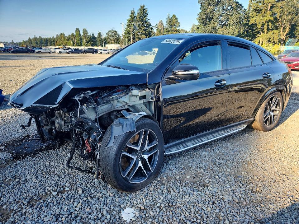 2021 Mercedes-Benz GLE-Class VIN 4JGFD6BB3MA559778 COPART salvage auction — Front End, WA - CERT OF OWNERSHIP-REBUILT, sold $20,000 on 2026-07-10 (photo 1)