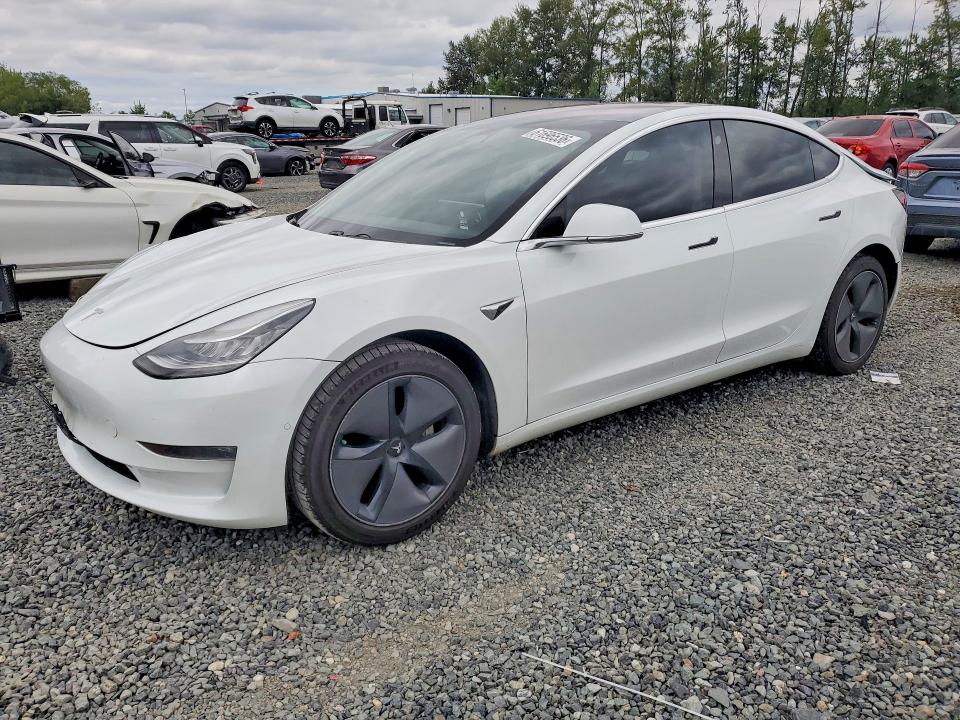 2018 Tesla Model 3 VIN 5YJ3E1EA9JF062439 COPART salvage auction — REAR END, Wa - Bill Of Sale, sold $1,000 on 2026-07-27 (photo 1)