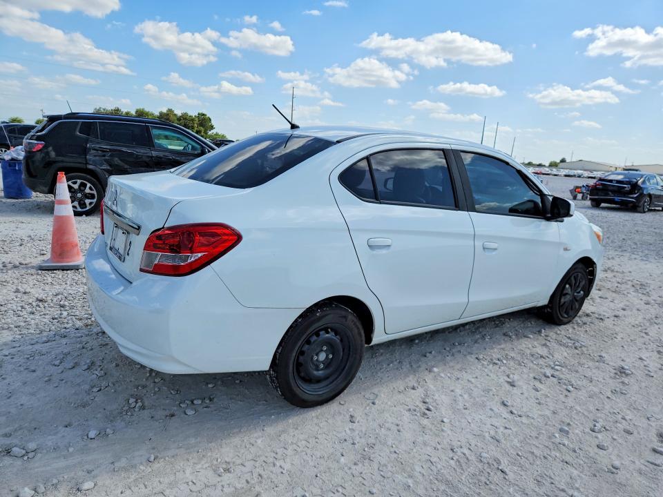 2020 Mitsubishi Mirage VIN ML32F3FJ8LHF00900 COPART salvage auction — NORMAL WEAR, Co - Certificate Of Title, sold $625 on 2026-09-18 (photo 3)
