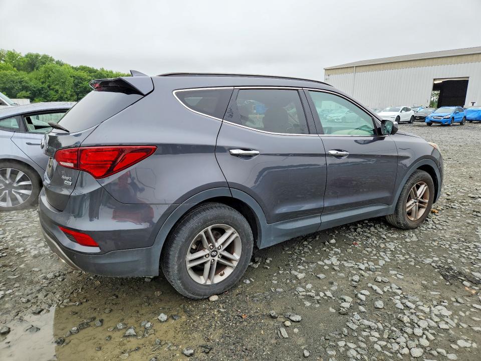 2017 Hyundai Santa fe VIN 5XYZUDLB1HG409419 COPART salvage auction — MINOR DENT/SCRATCHES, NJ - CERTIFICATE OF TITLE, sold $4,850 on 2026-07-13 (photo 3)