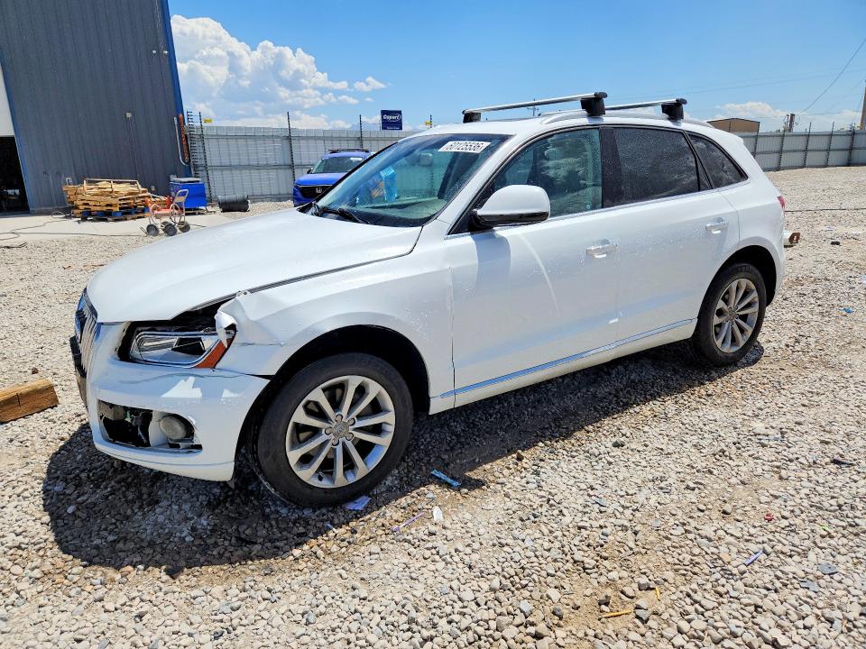 2017 Audi Q5 VIN WA1C2AFP1HA001174 COPART salvage auction — FRONT END, Ut - Salvage Certificate, sold $4,400 on 2026-08-21 (photo 1)