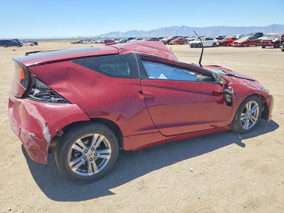 2011 Honda Cr-z VIN JHMZF1D60BS008874 COPART salvage auction — ROLLOVER, Ca - Salvage Certificate, sold $200 on 2026-07-20 (photo 3)