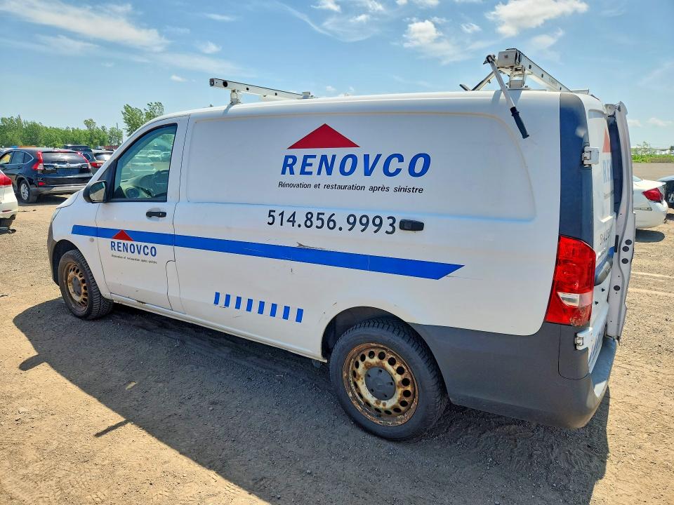 2017 Mercedes-benz Metris VIN WD3BG2EA9H3309858 COPART salvage auction — MECHANICAL, Qc - Gravement Accidente, sold $1,600 on 2026-08-11 (photo 2)