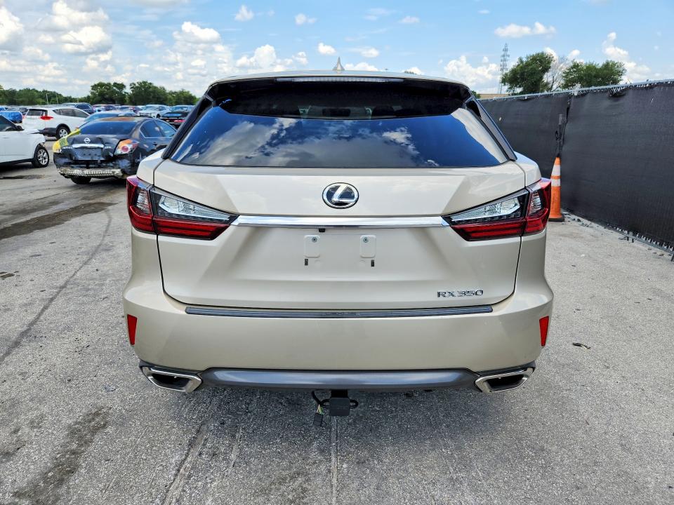 2016 Lexus Rx VIN 2T2ZZMCA2GC018889 COPART salvage auction — MINOR DENT/SCRATCHES, Mt - Certificate Of Title, sold $11,400 on 2026-07-24 (photo 6)