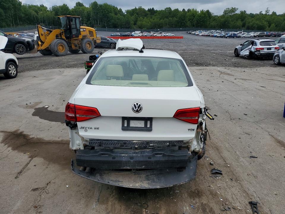 2015 Volkswagen Jetta VIN 3VW3A7AJXFM262055 COPART salvage auction — ROLLOVER, Pa - Cert Of Salv-R=Reconstructed, sold $2 on 2026-08-19 (photo 6)