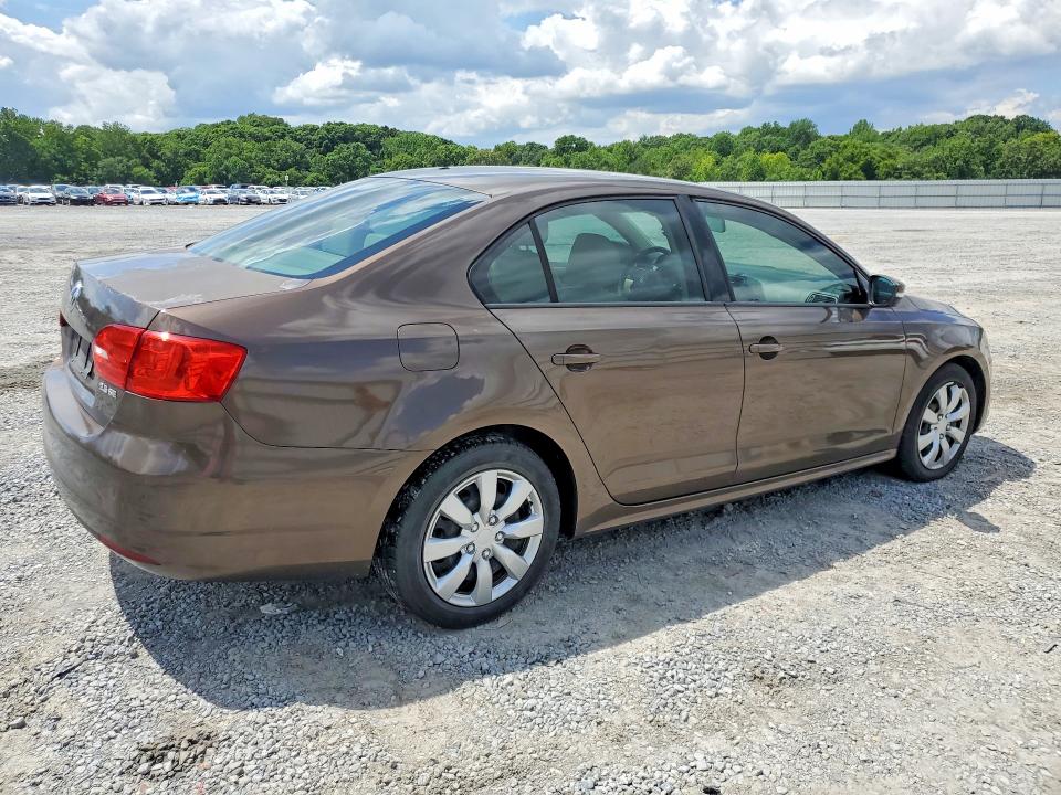2012 Volkswagen Jetta VIN 3VWDX7AJ6CM003464 COPART salvage auction — UNDERCARRIAGE, Nc - Salvage Certificate Of Title, sold $425 on 2026-07-22 (photo 3)