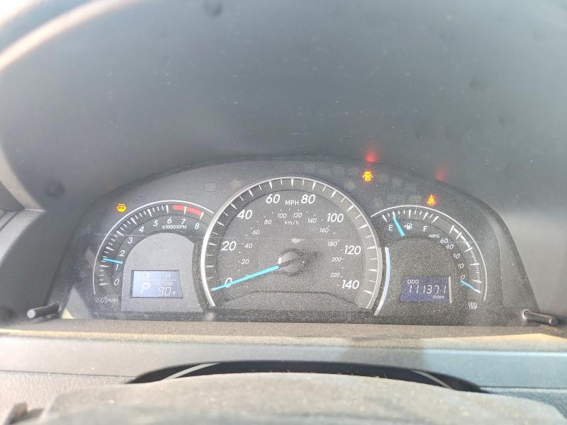 2012 Toyota Camry VIN 4T4BF1FK8CR273322 COPART salvage auction — SIDE, TX - CERTIFICATE OF TITLE, sold $2,450 on 2026-07-09 (photo 9)