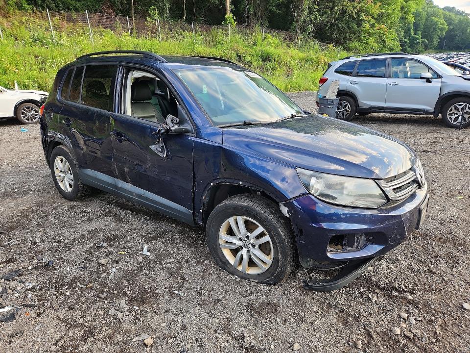 2016 Volkswagen Tiguan VIN WVGAV7AX9GW610895 COPART salvage auction — SIDE, Ny - Mv-907A Salvage Certificate, sold $475 on 2026-08-04 (photo 4)