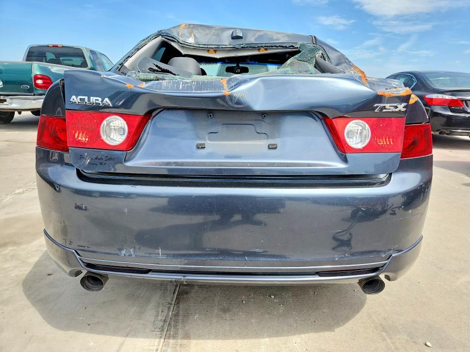 2005 Acura Tsx VIN JH4CL96905C015326 COPART salvage auction — ROOF, TX - SALVAGE VEHICLE TITLE (P), sold $200 on 2026-07-13 (photo 6)