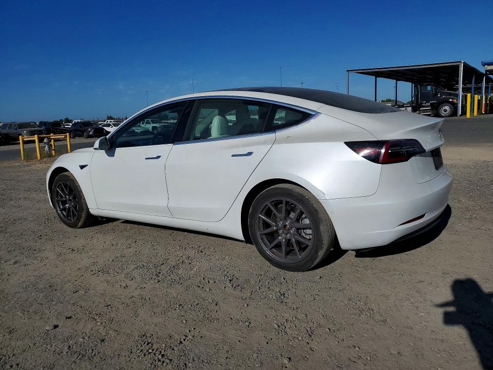 2020 Tesla Model 3 VIN 5YJ3E1EAXLF599095 COPART salvage auction — FRONT END, Ca - Salvage Certificate, sold $6,100 on 2026-07-21 (photo 2)