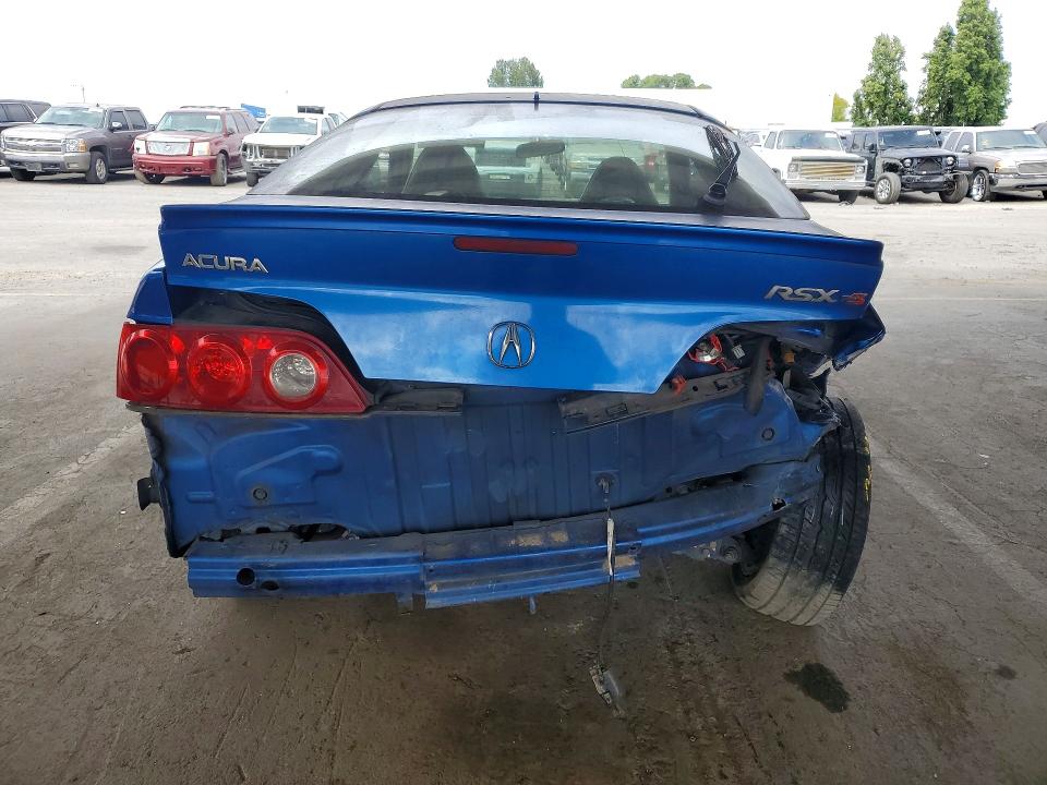 2005 Acura Rsx VIN JH4DC53005S010166 COPART salvage auction — REAR END, CA - SALVAGE CERTIFICATE, sold $850 on 2026-07-16 (photo 6)
