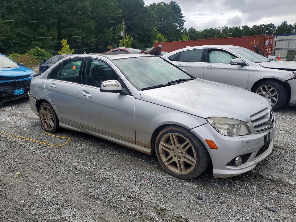2008 Mercedes-benz C-klasse VIN WDDGF56X58R030381 COPART salvage auction — REAR END, Ga - Cert Of Title-Salvage, sold $325 on 2026-08-10 (photo 4)