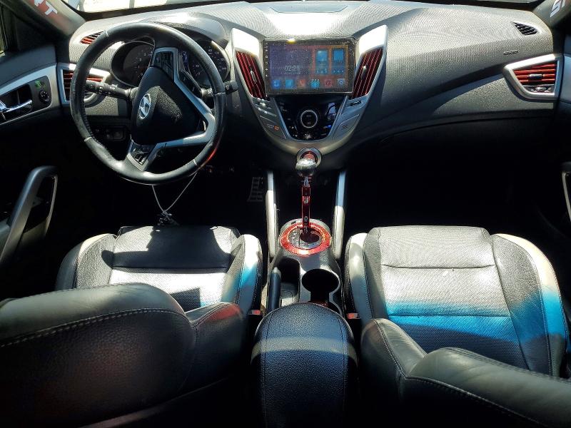 2016 Hyundai Veloster VIN KMHTC6ADXGU258615 COPART salvage auction — REAR END, Ca - Salvage Certificate, sold $1,200 on 2026-07-21 (photo 8)