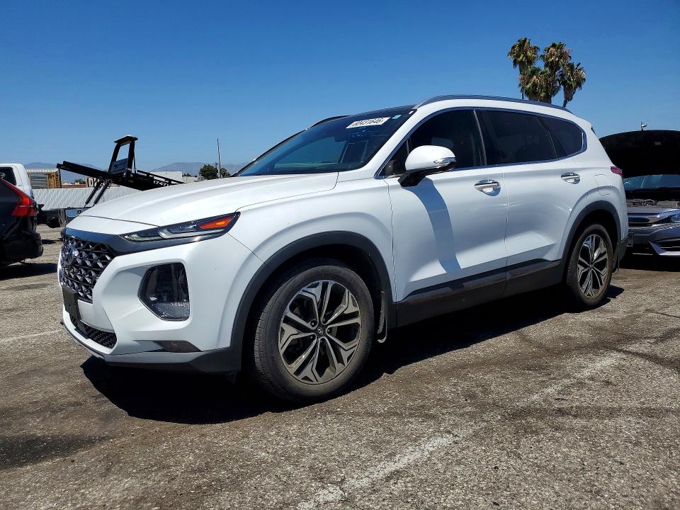 2020 Hyundai Santa fe VIN 5NMS53AA4LH225870 — COPART salvage auction photo