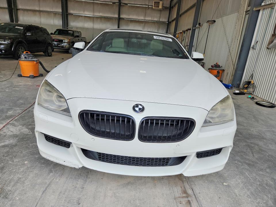2014 BMW 6er VIN WBA6B2C56ED129672 COPART salvage auction — REAR END, Ne - Cert Of Title-Salvage, sold $4,500 on 2026-07-14 (photo 5)