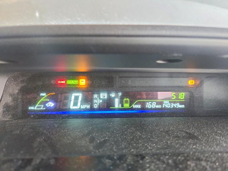 2013 Toyota Prius VIN JTDZN3EU0D3193292 COPART salvage auction — REAR END, Ca - Salvage Certificate, sold $2,550 on 2026-07-16 (photo 9)