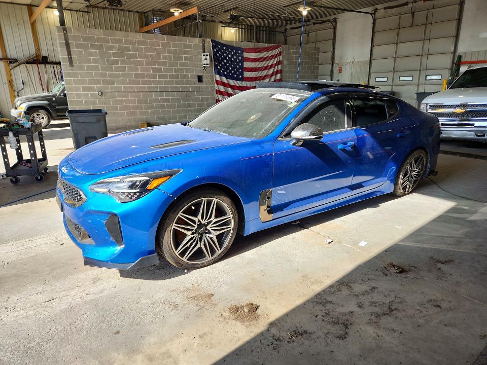 2022 Kia Stinger VIN KNAE45LC4N6110063 COPART salvage auction — SIDE, Mo - Salvage Certificate Of Title, sold $90 on 2026-08-25 (photo 1)