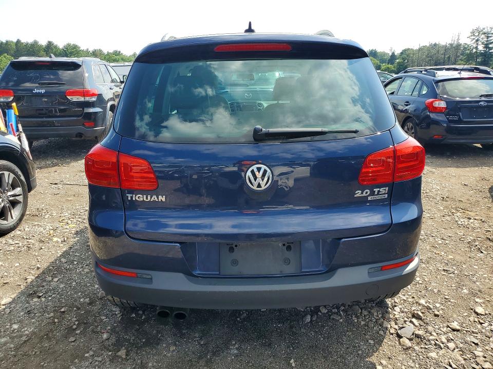 2012 Volkswagen Tiguan VIN WVGBV7AX0CW598862 COPART salvage auction — FRONT END, Md - Certificate Of Title (P), sold $550 on 2026-08-03 (photo 6)