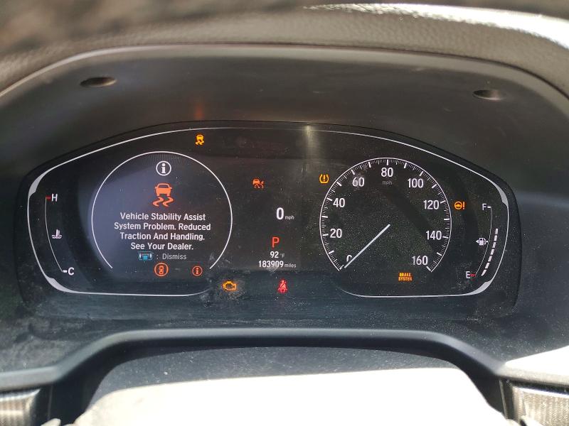 2021 Honda Accord VIN 1HGCV1F42MA121726 COPART salvage auction — MECHANICAL, FL - CERTIFICATE OF TITLE, sold $6,600 on 2026-07-20 (photo 9)