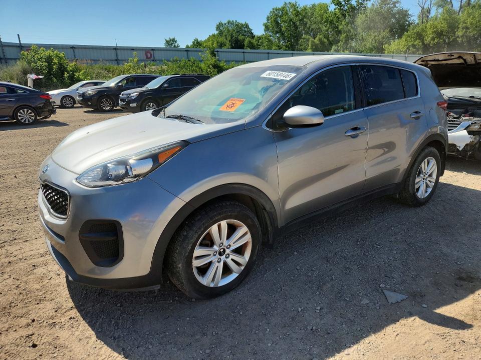 2019 Kia Sportage VIN KNDPM3AC0K7599151 COPART salvage auction — SIDE, Mi - Dealer Only Clean Title, sold $2,700 on 2026-07-29 (photo 1)