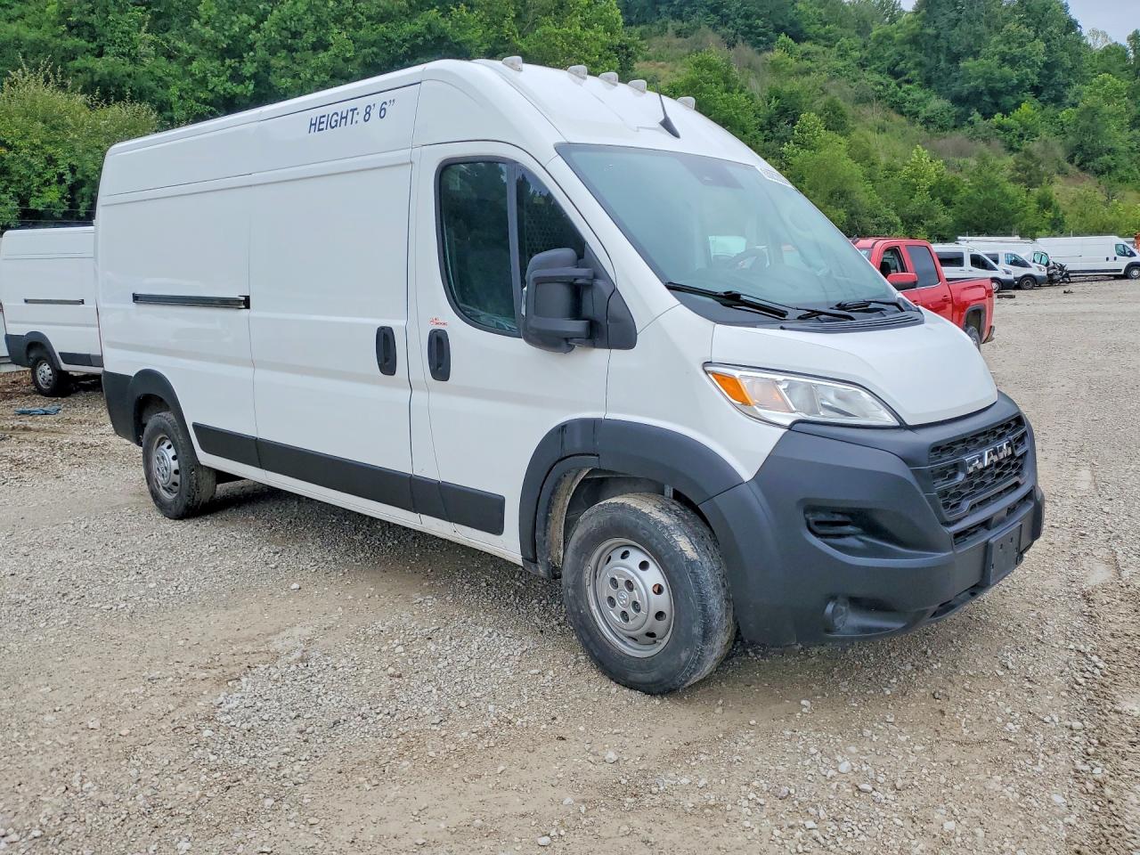 2023 Ram Promaster 2500 VIN 3C6LRVDG9PE598640 COPART salvage auction — Front End, VA - CERT OF TITLE - SALVAGE, sold $13,500 on 2026-09-18 (photo 4)