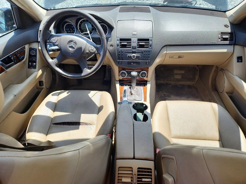2010 Mercedes-benz C class VIN WDDGF8BB6AR094219 COPART salvage auction — REAR END, FL - CERT OF TITLE SLVG REBUILDABLE, sold $15 on 2026-07-31 (photo 8)