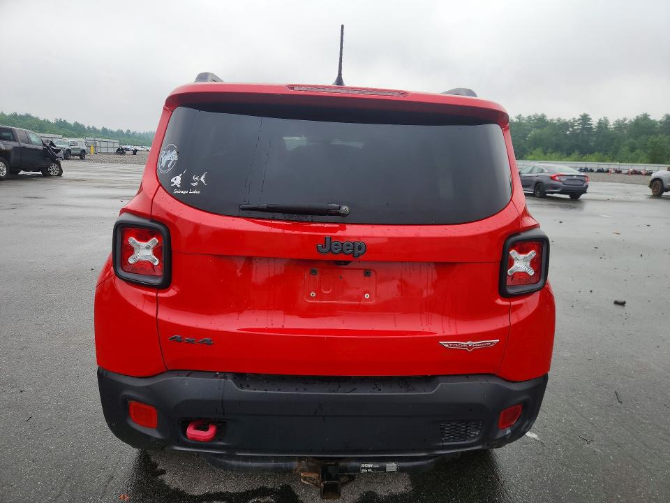 2015 Jeep Renegade VIN ZACCJBCT9FPC19201 COPART salvage auction — FRONT END, Me - Cert Of Title-Salvage Collisio, sold $1,400 on 2026-08-12 (photo 6)