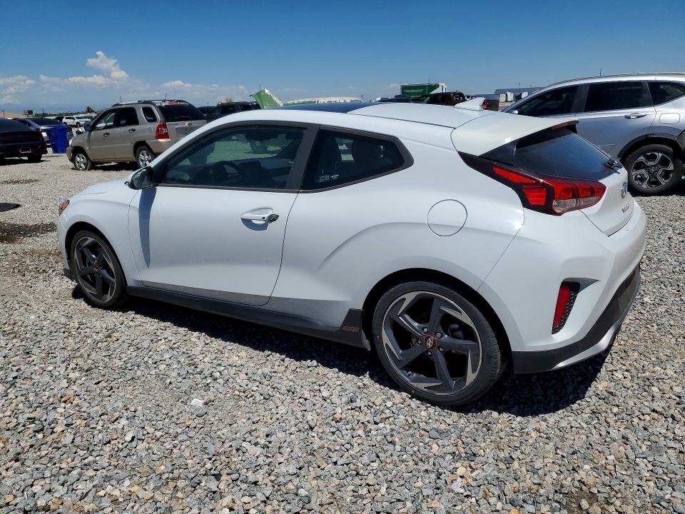 2019 Hyundai Veloster VIN KMHTH6ABXKU008929 COPART salvage auction — MECHANICAL, Ca - Dis/Dlr/Exp Only Clean Title, sold $3,800 on 2026-07-19 (photo 2)
