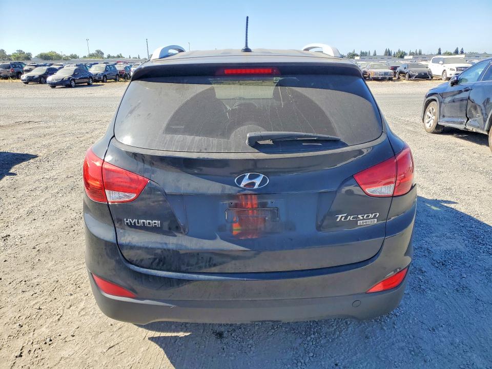 2013 Hyundai Tucson VIN KM8JU3AC9DU659949 COPART salvage auction — REAR END, CA - SALVAGE CERTIFICATE, sold $1,400 on 2026-07-14 (photo 6)