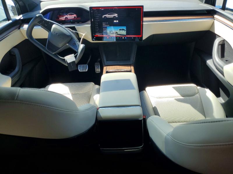 2023 Tesla Model x VIN 7SAXCDE58PF404180 COPART salvage auction — FRONT END, Ca - Salvage Certificate, sold $15,800 on 2026-07-29 (photo 8)