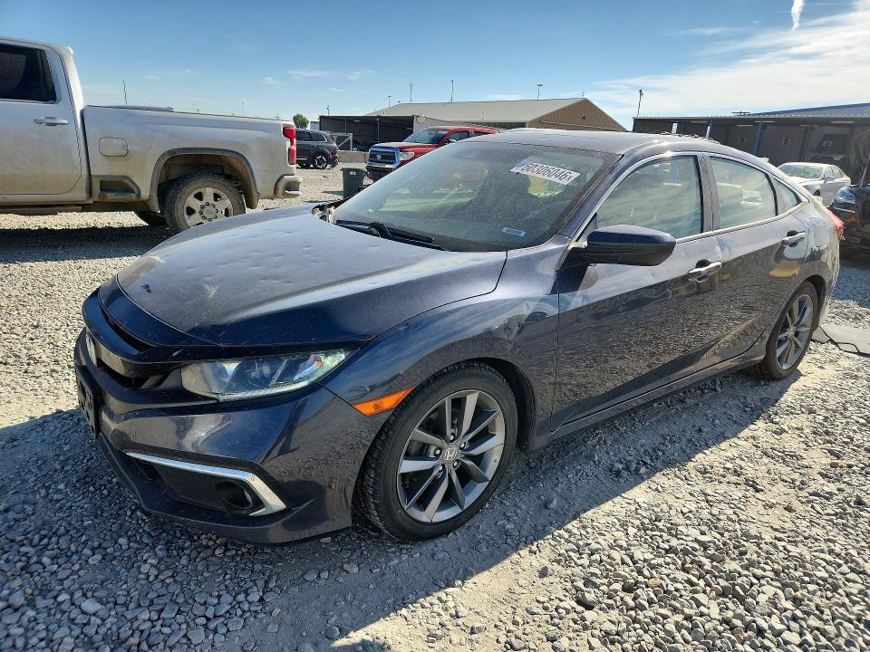 2019 Honda Civic VIN JHMFC1F7XKX011544 COPART salvage auction — HAIL, CO - CERTIFICATE OF TITLE (P), sold $275 on 2026-07-21 (photo 1)