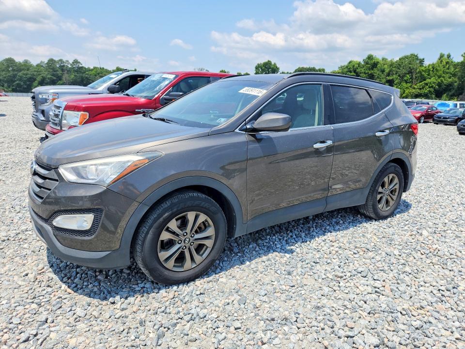 2014 Hyundai Santa fe VIN 5XYZUDLB9EG183772 COPART salvage auction — MINOR DENT/SCRATCHES, Pa - Certificate Of Salvage, sold $2,250 on 2026-07-23 (photo 1)
