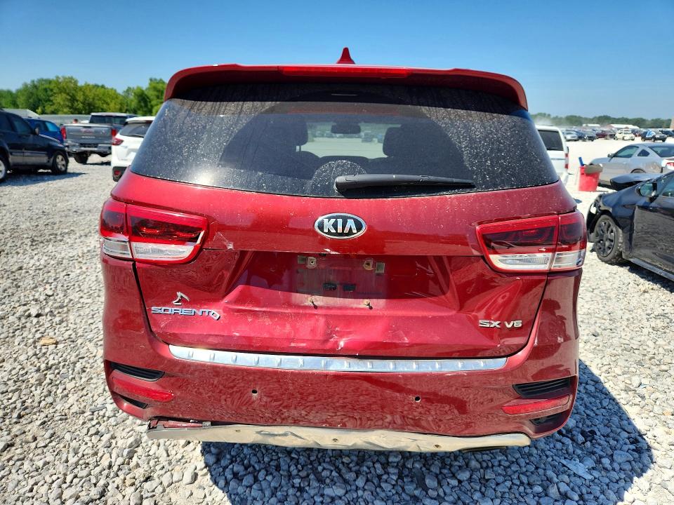 2016 Kia Sorento VIN 5XYPKDA56GG002091 COPART salvage auction — ALL OVER, MI - CERTIFICATE OF TITLE, sold $1,350 on 2026-07-30 (photo 6)