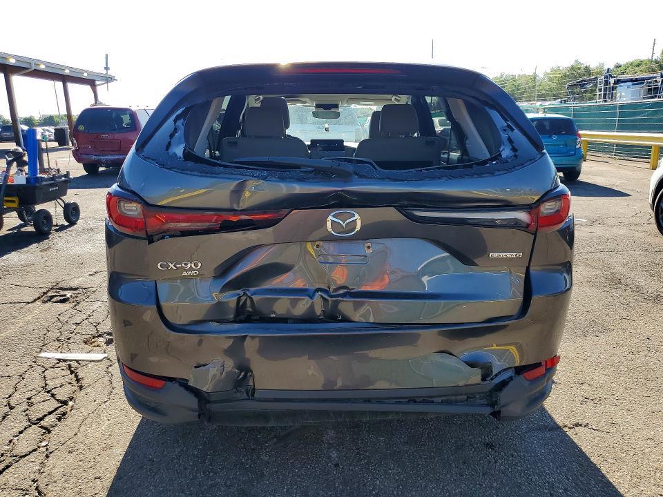 2024 Mazda Cx-90 VIN JM3KKBHD0R1168113 COPART salvage auction — REAR END, Co - Salvage Title, sold $425 on 2026-07-28 (photo 6)