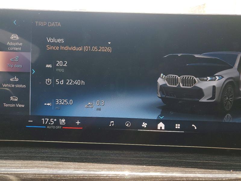 2027 BMW X6 VIN 5UX33EX06V9449451 COPART salvage auction — FRONT END, Ga - Certificate Of Title, sold $48,500 on 2026-07-20 (photo 9)